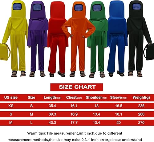 Miniatura 7 de ETEBAS Conjunto de traje de astronauta para Halloween, disfraz de cosplay para niños y niñas