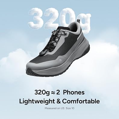 Men's Walking Shoes with Arch Support, Lightweight Non-Slip Sneakers | Breathable Mesh Upper, Cushioned Insole, Ideal for Daily Walking, Travel, Standing & Long Walks
