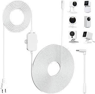 30Ft/9m Outdoor Power Adapter for Wyze Cam Pan, V4, OG, v3 Pro, No Charging Head, IP67 Waterproof, Suitable for Indoor/Outdoor Use