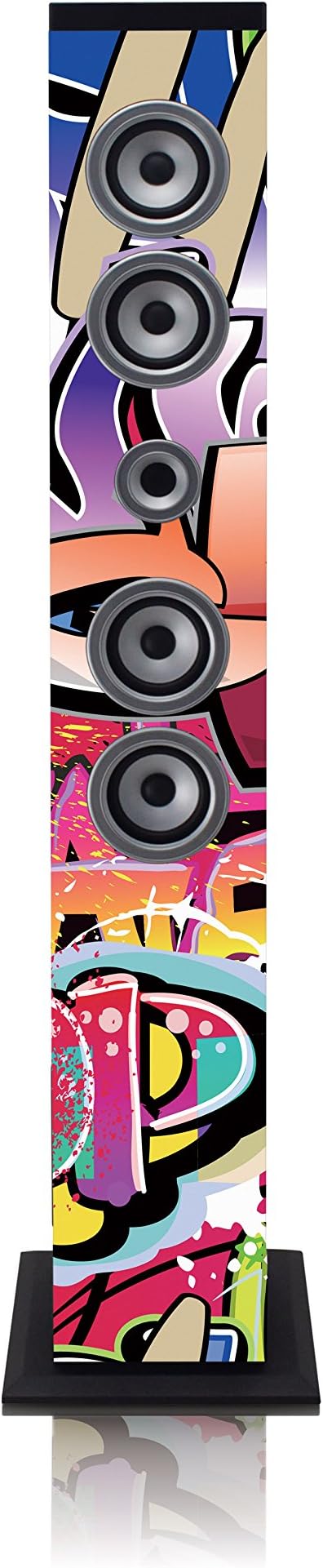 ICES IBT-6 Tags Bluetooth Speaker Tower with FM Radio/SD Playback and USB Charging