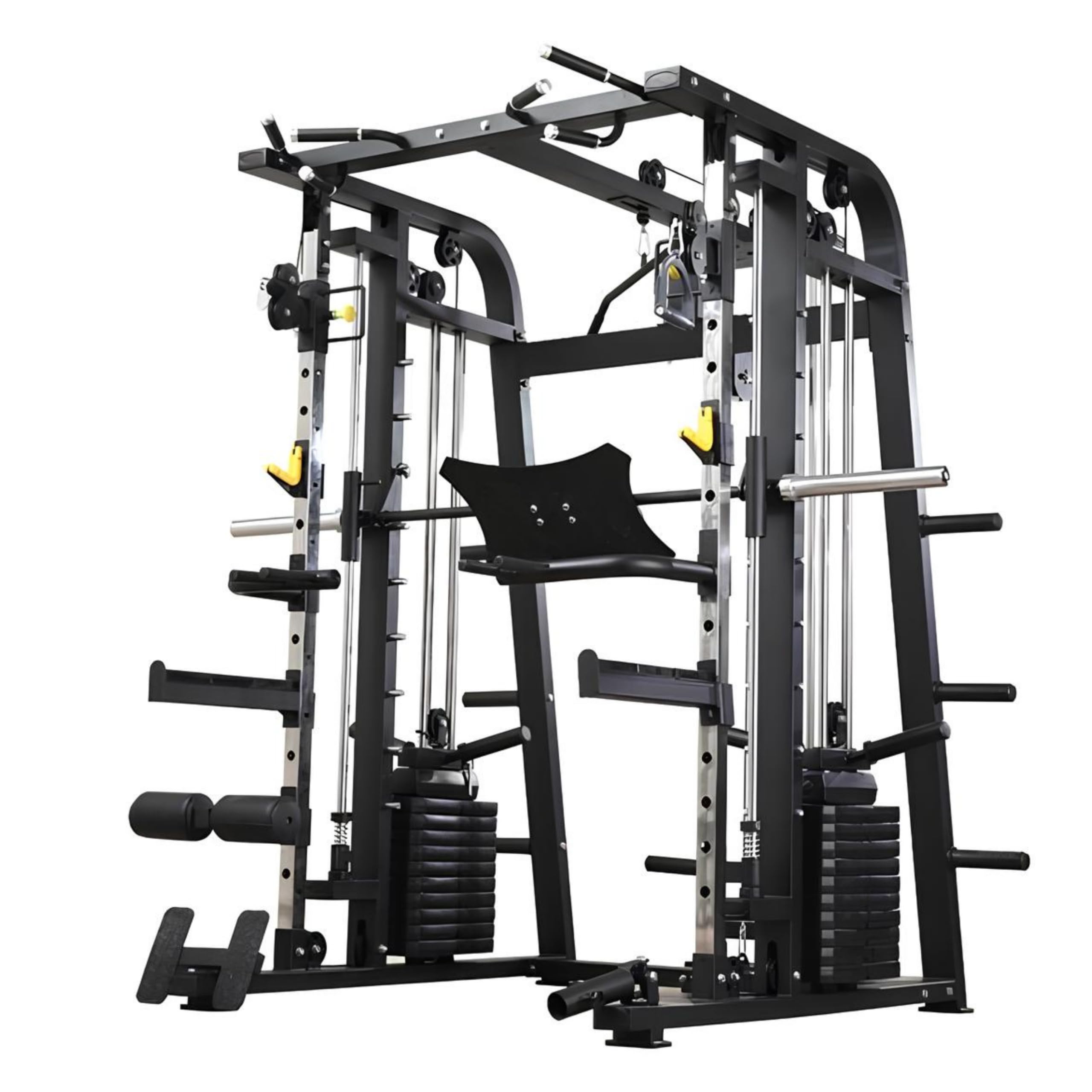 Power Rack - Rack Musculación - Maquina Multifuncion Musculacion - Banco Musculación - Gym en Casa - Barra Dominadas - Pesas - Pesas Ajustables - Barra Pesas - Pesas y Mancuernas