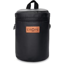 C-Rope Waterproof Lens Bag with Waterproof Zip - Protective Bag for Camera Lenses - Premium Lens Bag, black, M, Backpack