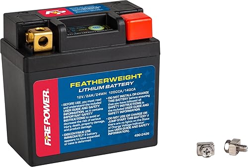 FIRE POWER Batería de litio de peso pluma 120 CCA 12V/24Wh HJ04L-FP-B