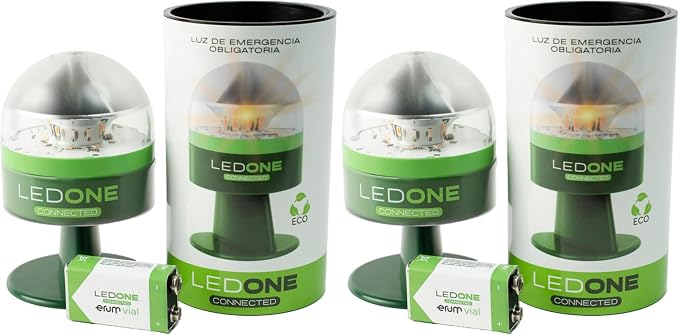 Pack 2 Balizas LEDONE V16 Geolocalizadoras con eSIM y Datos hasta 2038