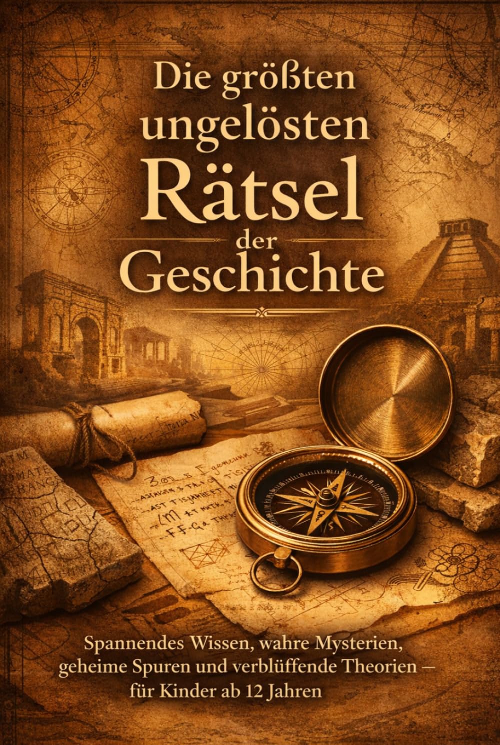 Die größten ungelösten Rätsel der Geschichte: Spannendes Wissen, wahre Mysterien, geheime Spuren und verblüffende Theorien – für Kinder ab 12 Jahren