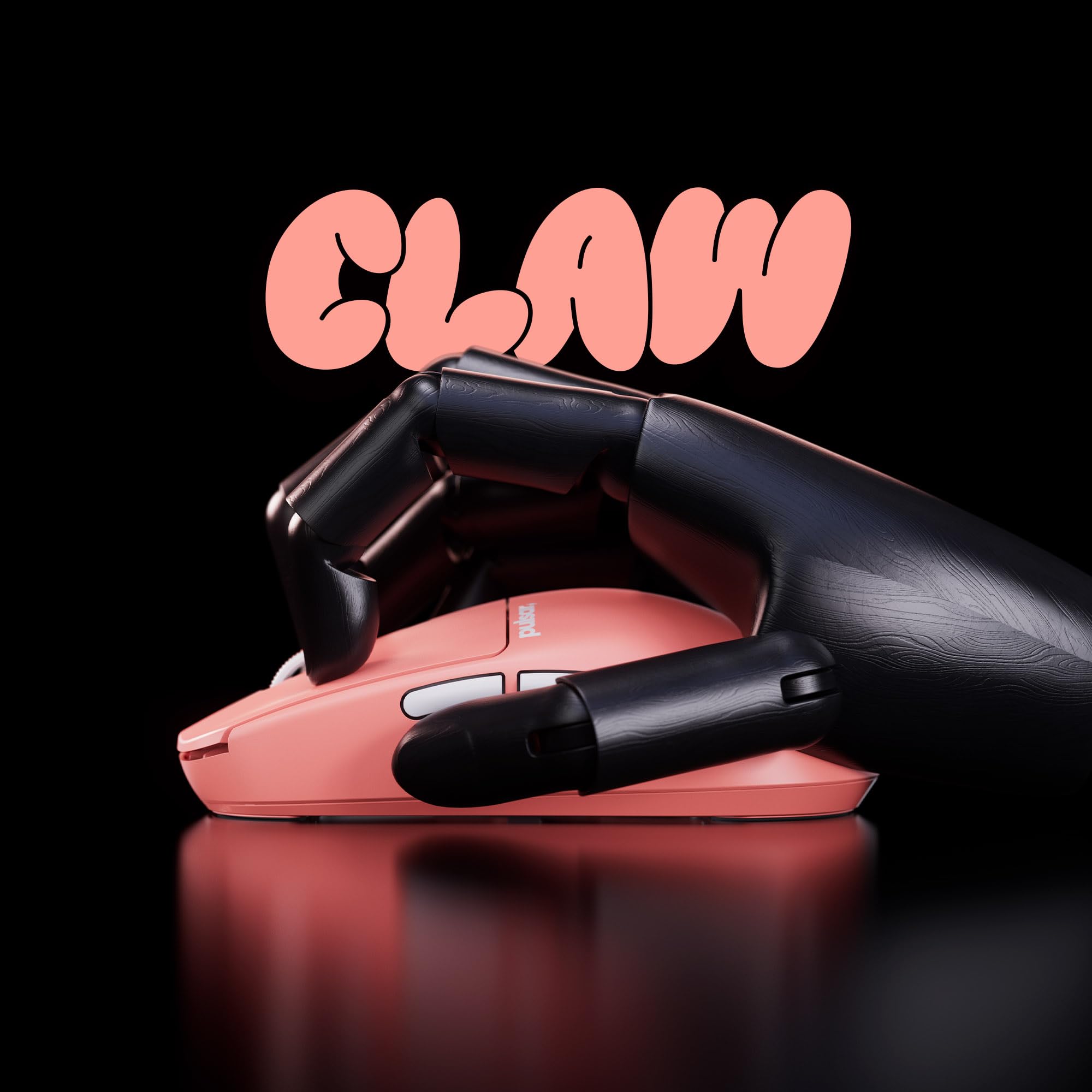 Pulsar Crazylight X2 Mini Wireless Gaming Mouse, 35g Ultra Lightweight, 8K Polling Ready, 32K DPI Optical Sensor, Symmetrical Shape, 8K Dongle Included, Sunset Haze - 4