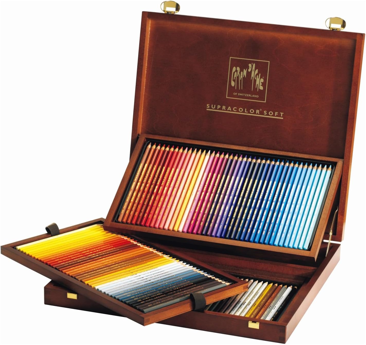 Caran D'ache Supracolor, Wooden Box 120 Pencils (3888.920)