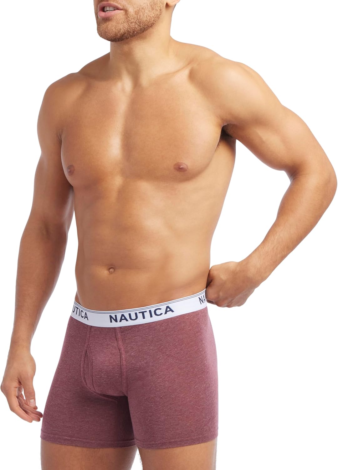Nautica Men's Stretch Performance 3-Pack Boxer Briefs - Image 4