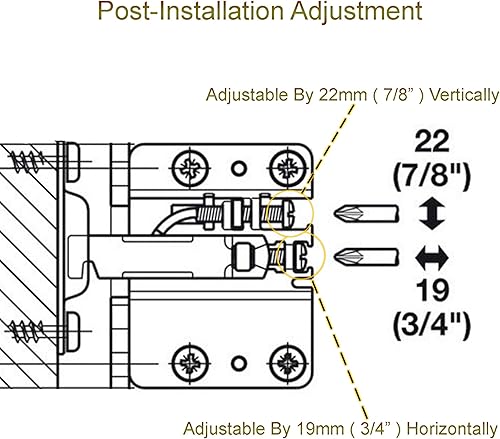 Miniatura 7 de Soporte de montaje para gabinete, colgador de pared ajustable oculto para armario de cocina, par de soportes de suspensión de gabinete de clavijas