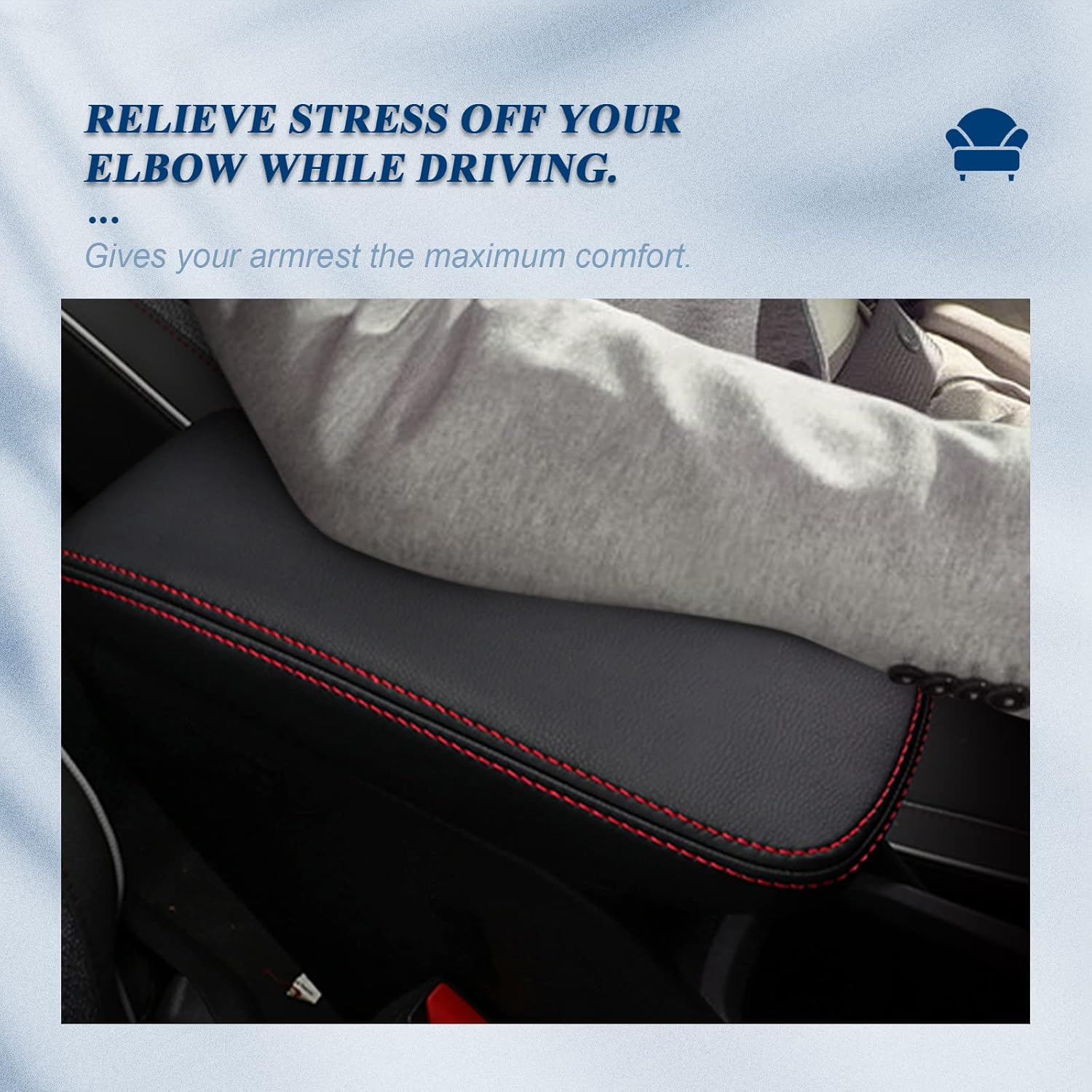 BIBIBO 2025 2026 Chevy Trailblazer Center Console Cover for 2021-2023-2025 2026 Chevy Trailblazer Console Lid,Trailblazer Arm Rest Pad Cover,2025 Chevy Trailblazer Interior Accessories Arm Rest Cover