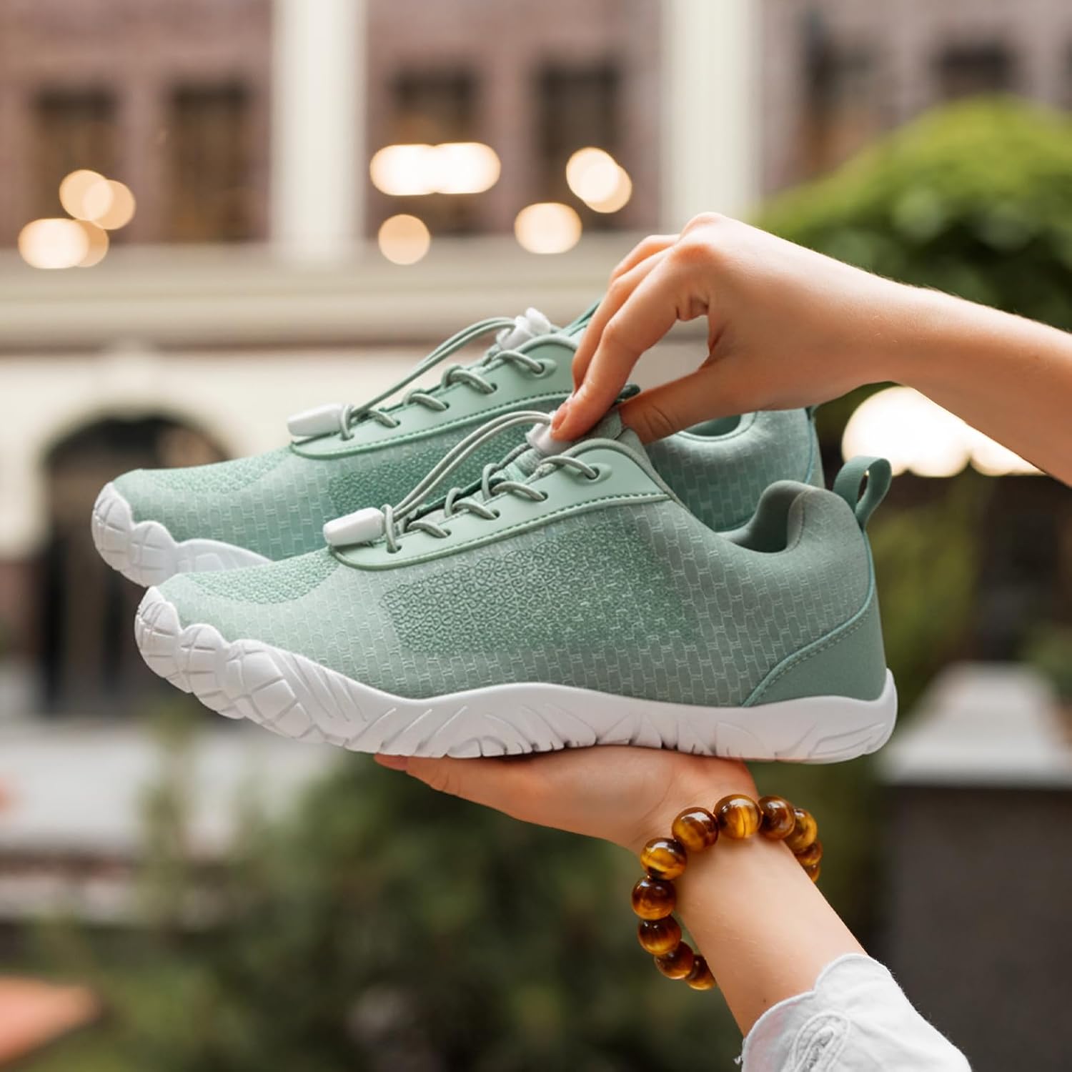 Hiking Cloud-Like Barefoot Shoes Women Men Footwear,Minimalist Trail Running Shoe for Women,Wide Toe Box Zero Drop Slight Arch-Support Breathable Walking Shoes,Non-Slip Flexible Gym Workout Shoes - Image 2