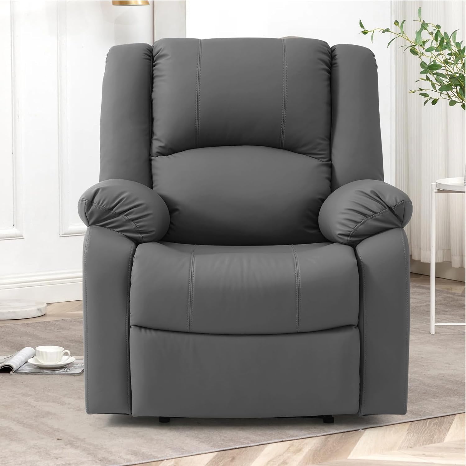Breathable Leather Recliner Chair,Lazy boy Recliners for