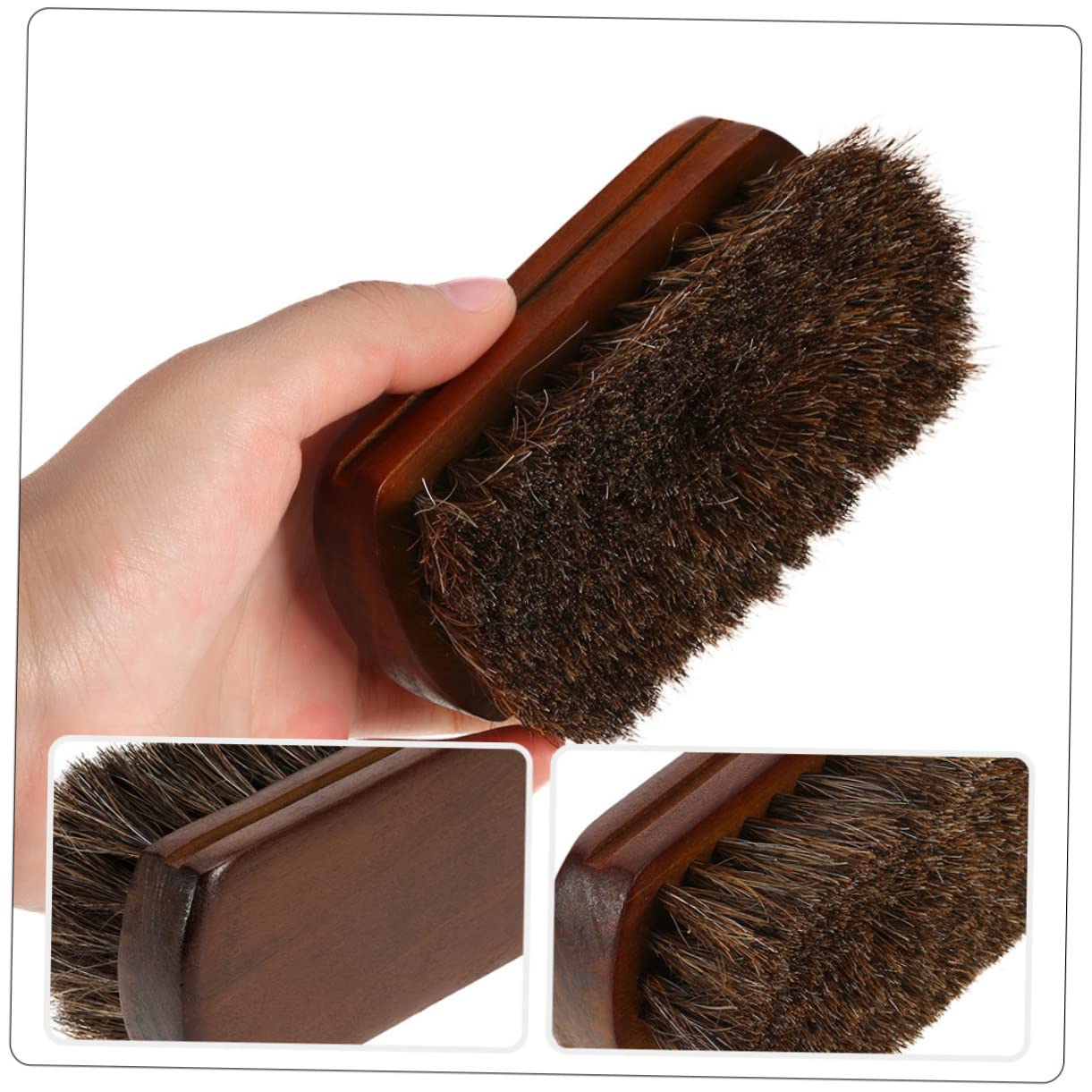 PACKOVE Beard Brush for Men Multipurpose Facial Shaving Tool for Grooming Mustaches and Beards for Daily Use and Barber Shops