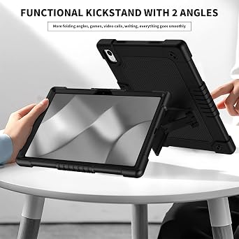 Onn 11インチタブレットPro 2024モデルケース/Onn 11インチタブレットProモデル100146660ケース、ショルダーストラップ付き耐衝撃キッズケース、Walmart Onn 11インチタブレットPro 2024モデル用:100146660ブラック