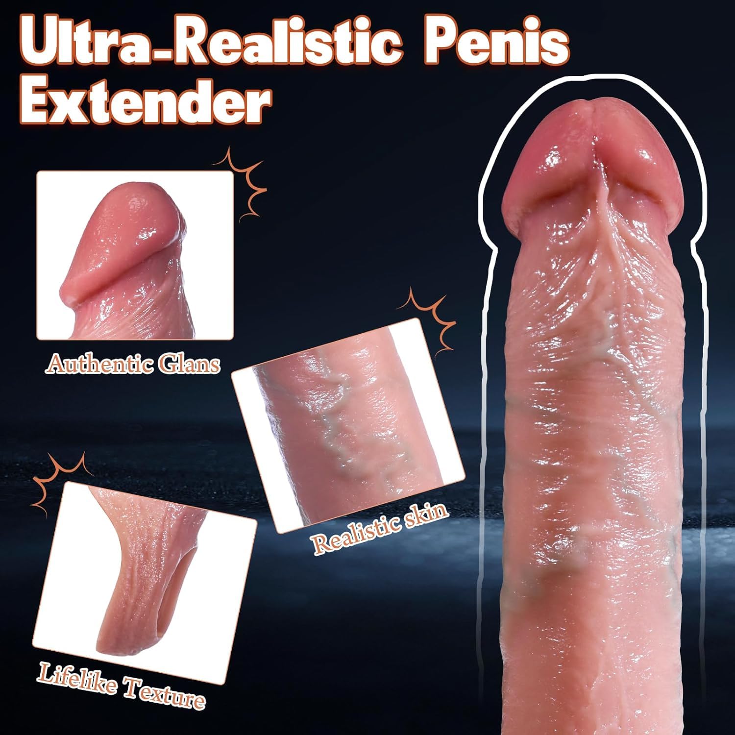 Fundas para Pene con Anillo para Pareja, Vibrador Sex Toys para Estimulador el Clítoris Mujer e Aumentar la Circunferencia de la Pene Hombre, Retrasar la Eyaculación Aumento de Erección, Reusable (Y5)