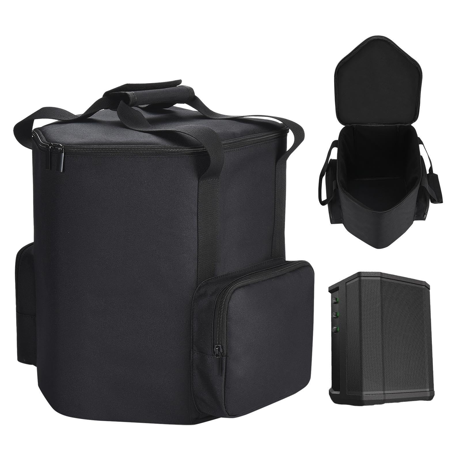 Bolsa de Transporte para Altavoz, Bolsa Protectora de Gran Capacidad, a Prueba de Golpes, Correa de Hombro Ajustable para Altavoz Bose S1 Pro