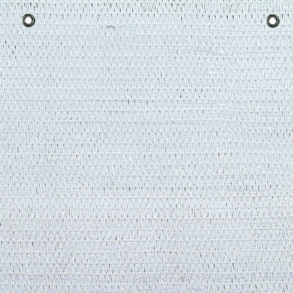 VERDELOOK | White Master, Tessuto per Protezione ponteggi in Telo con Occhielli, 1.8X100 m, Bianco, con Occhielli in Alluminio