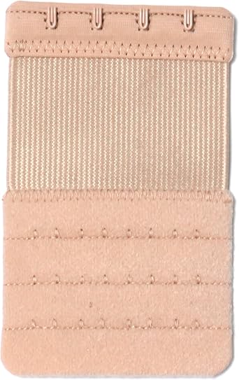 Bra Extenders 4 Hook Elastic Stretchy Bra Extensions Strap Comfortable 3pcs-Pack