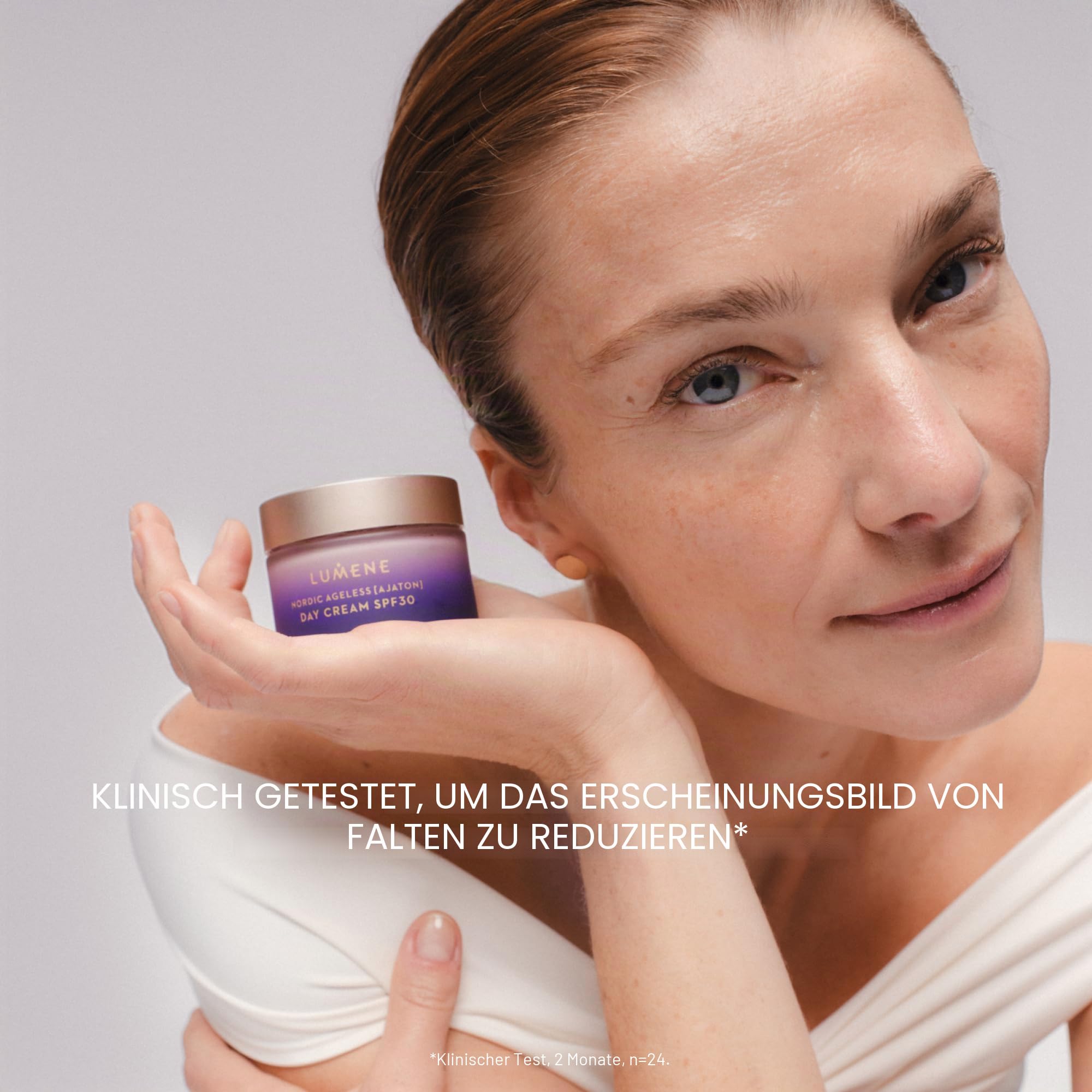 LUMENE [AJATON] Nordic Ageless Radiant Youth Day Cream | LSF 30 | Strafft, pflegt und schützt die Haut | Mit nordischem Birkensaft und Antioxidantien für jugendliche Ausstrahlung | Vegan | 50 ml