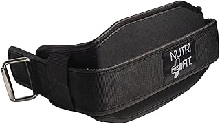 Nutri Fit Plus Premium Easy Locking Weight Lifting Belt for Fitness, Weight Lifting and Olympic Lifting - Support for Men and Women - Deadlift Professional Training Belt (Large)