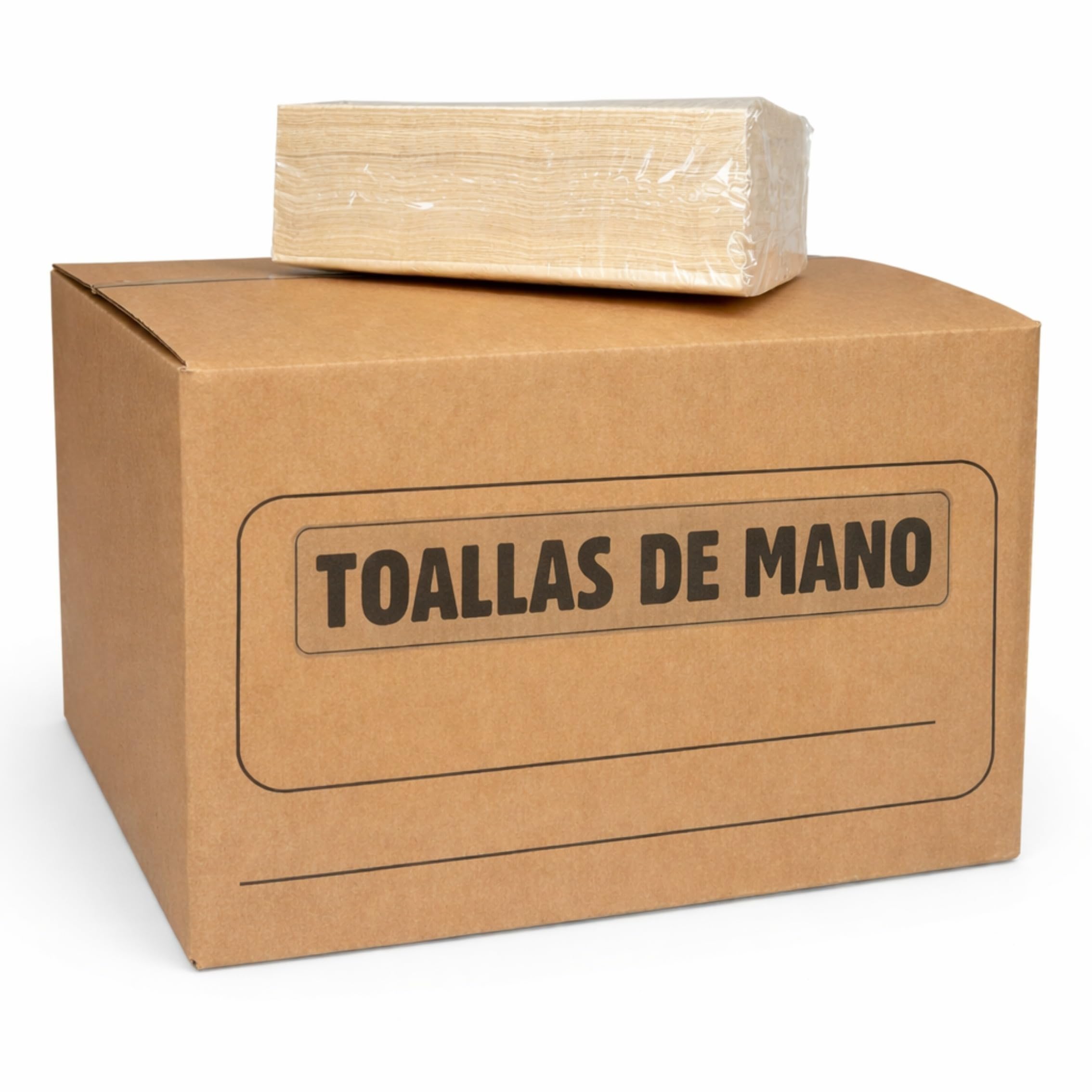 Toallas de Papel ZigZag Naturales 6000 Unidades | Papel Reciclado Alta Absorción | Secado Rápido sin Residuos | Toallas de Mano para Baño, Oficina y Negocio