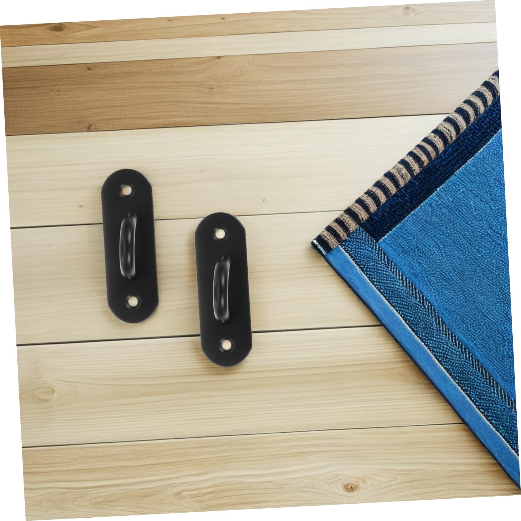 TOYANDONA 6piezas Anclaje De Pared para Bandas De Resistencia De Acero Inoxidable Soporte para Correa De Yoga para Ejercicios Casa o Gimnasio