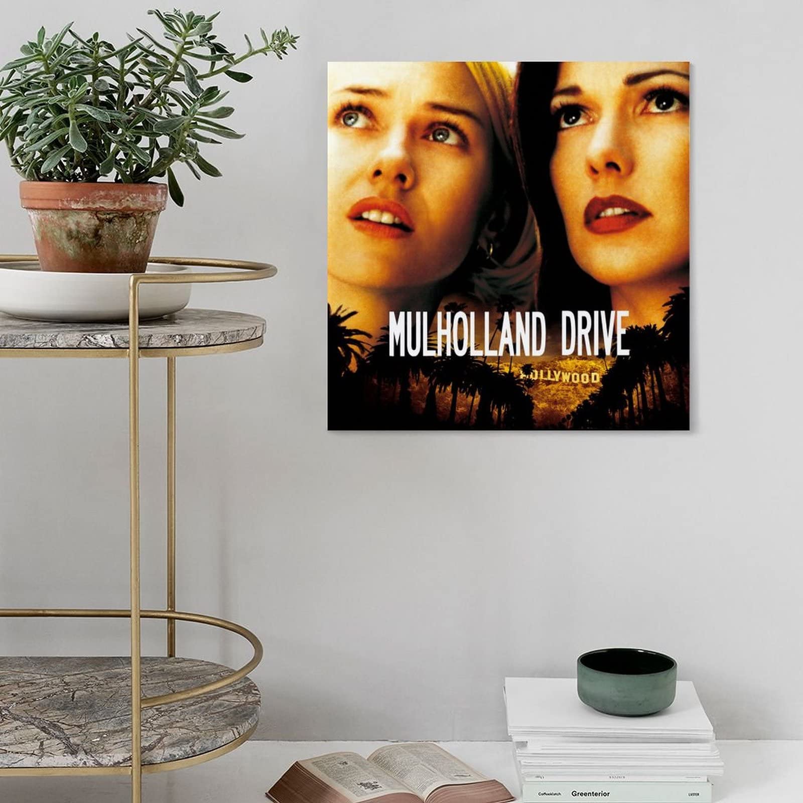 Cadeau Fan Ciné Poster Mulholland Drive Sur Toile 40x60cm - Décoration Murale Salon Chambre Affiche Film 40x60cm