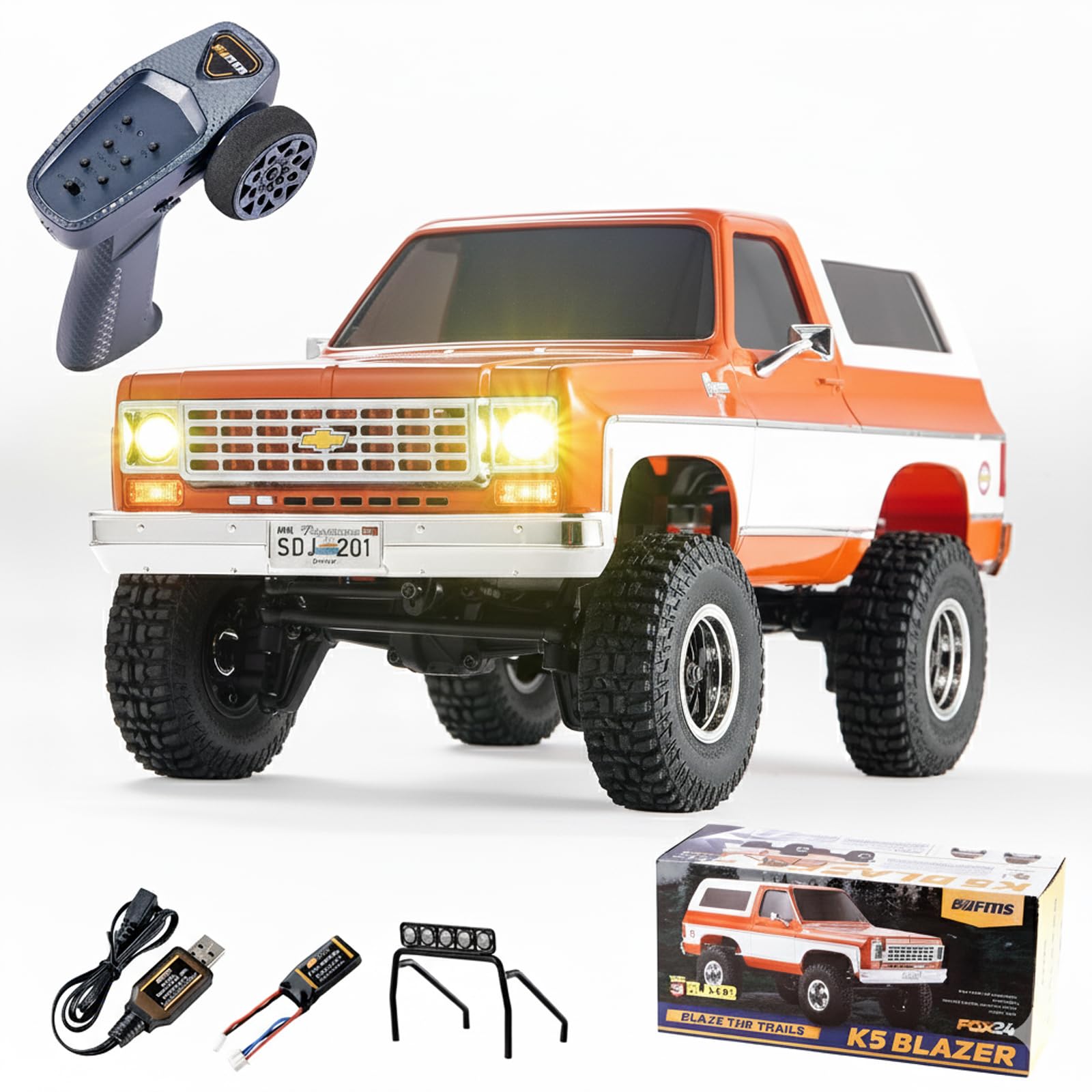FMS K5 BLAZER シルバー FMS 1:10 FCX10 Chevrolet K5 Blazer - Hobby