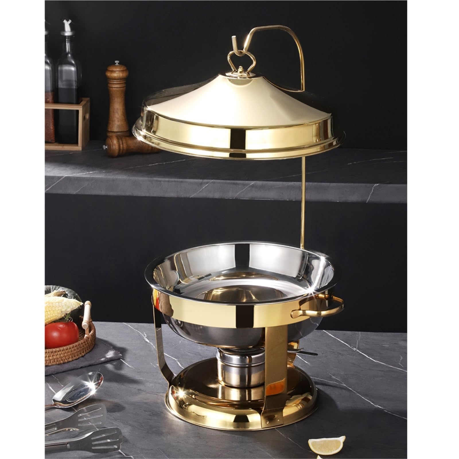 Set scaldavivande da Buffet in Acciaio Inossidabile