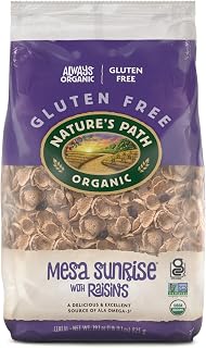 Nature's Path Organic Mesa Sunrise with Raisins Cereal, 29.1 oz (Pack of 6), Gluten Free, Non-GMO, Earth Friendly Packaging