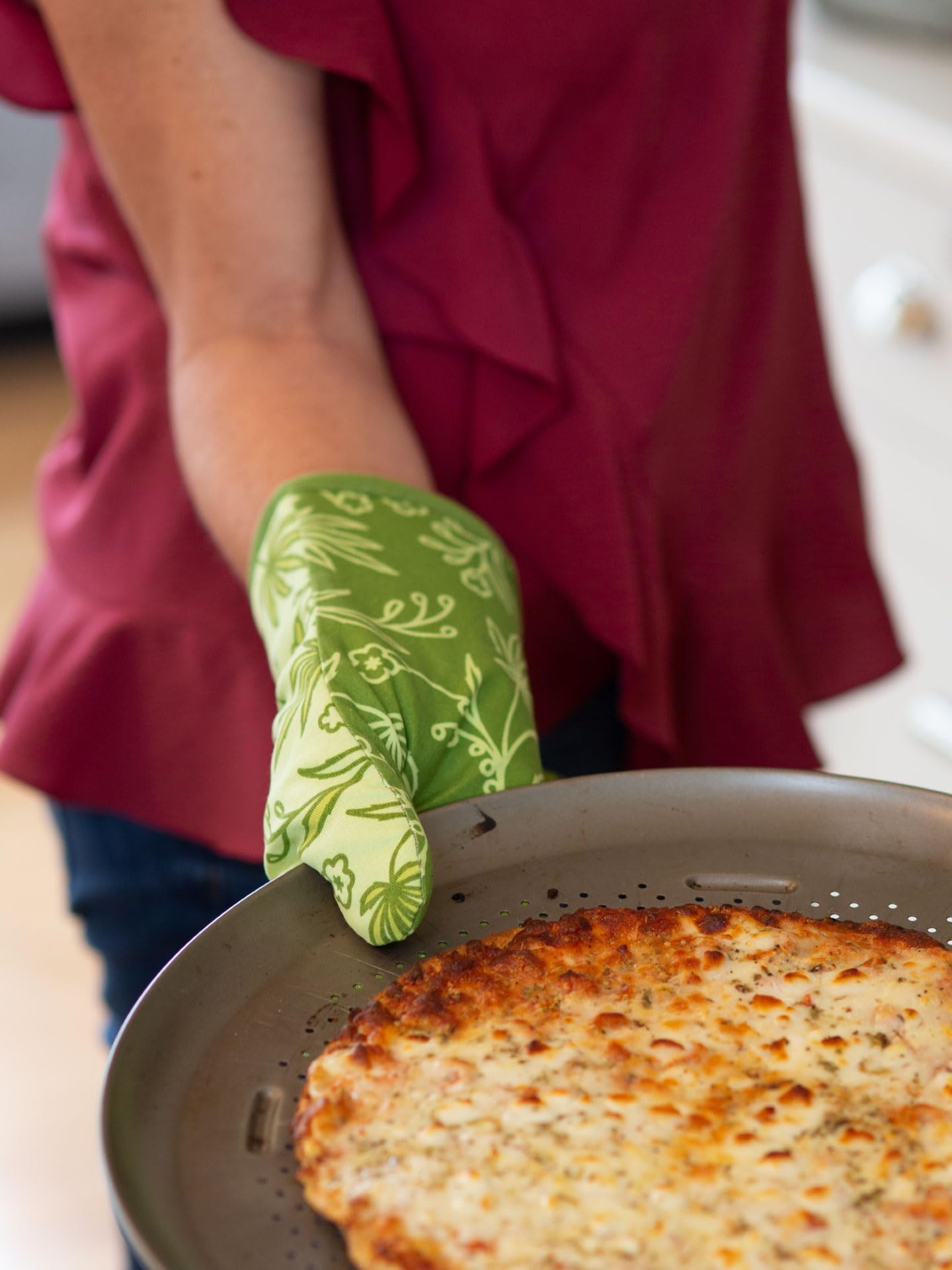 Blue Q Oven Mitts - Cute Kitchen Accessories & Kitchen Gifts - Weed in Food view 5