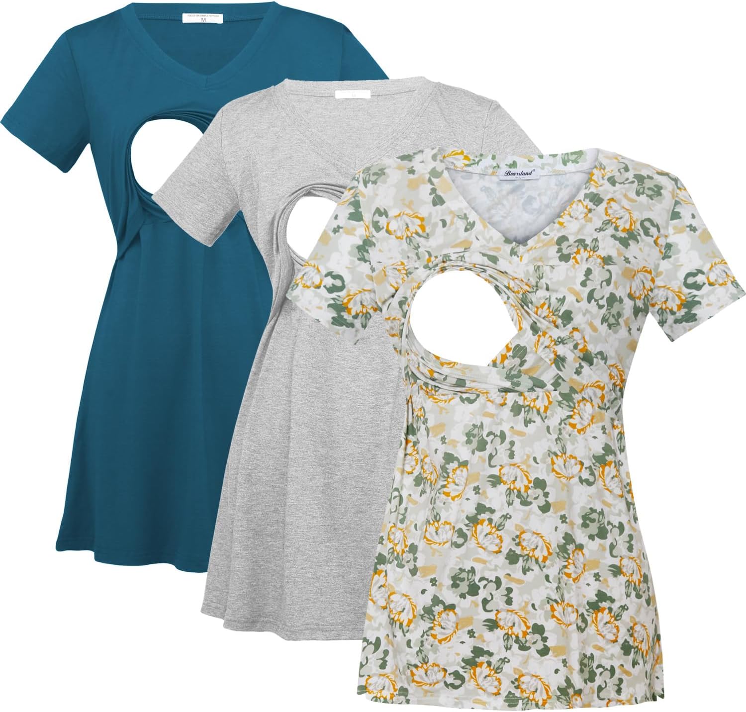 Bearsland Womens Packs V Neck Nursing Tops Bhutan Ubuy