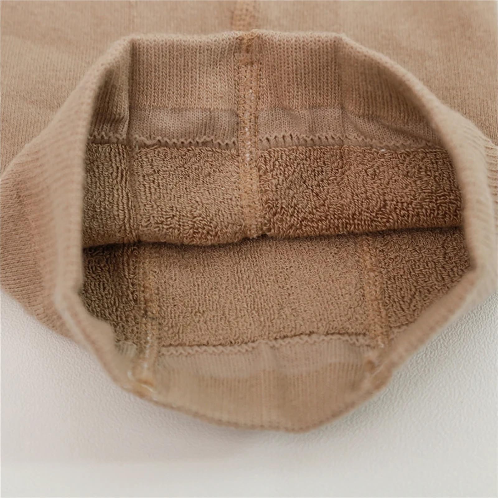 Collant Invernali in Cotone for Bambini da Bambino – Collant Spessi in Spugna Termica con Stampa Animalier for Bambini(Khaki Bear,L(24-26))