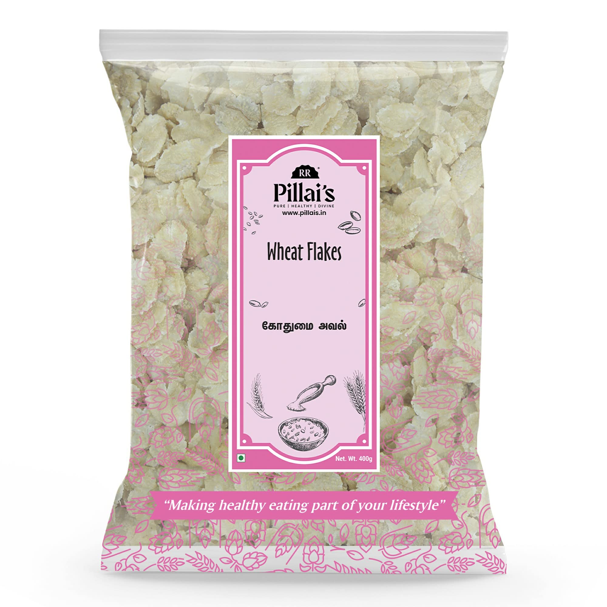 RR PILLAIS Wheat Flakes, Poha - 250grams (B0C621WZX2) Amazon Price History, Amazon Price Tracker