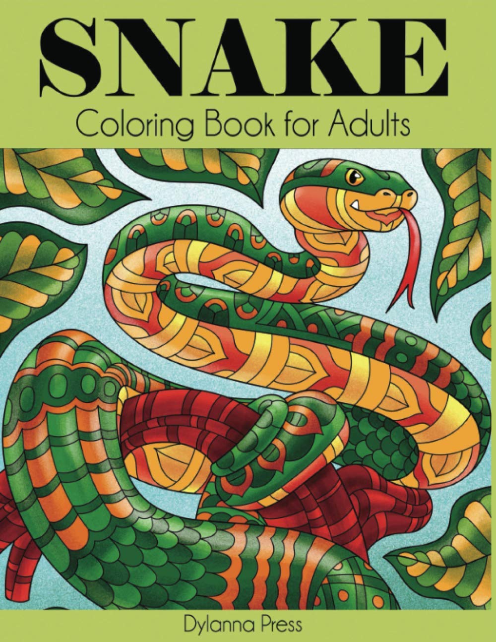 Snake Coloring Book for Adults