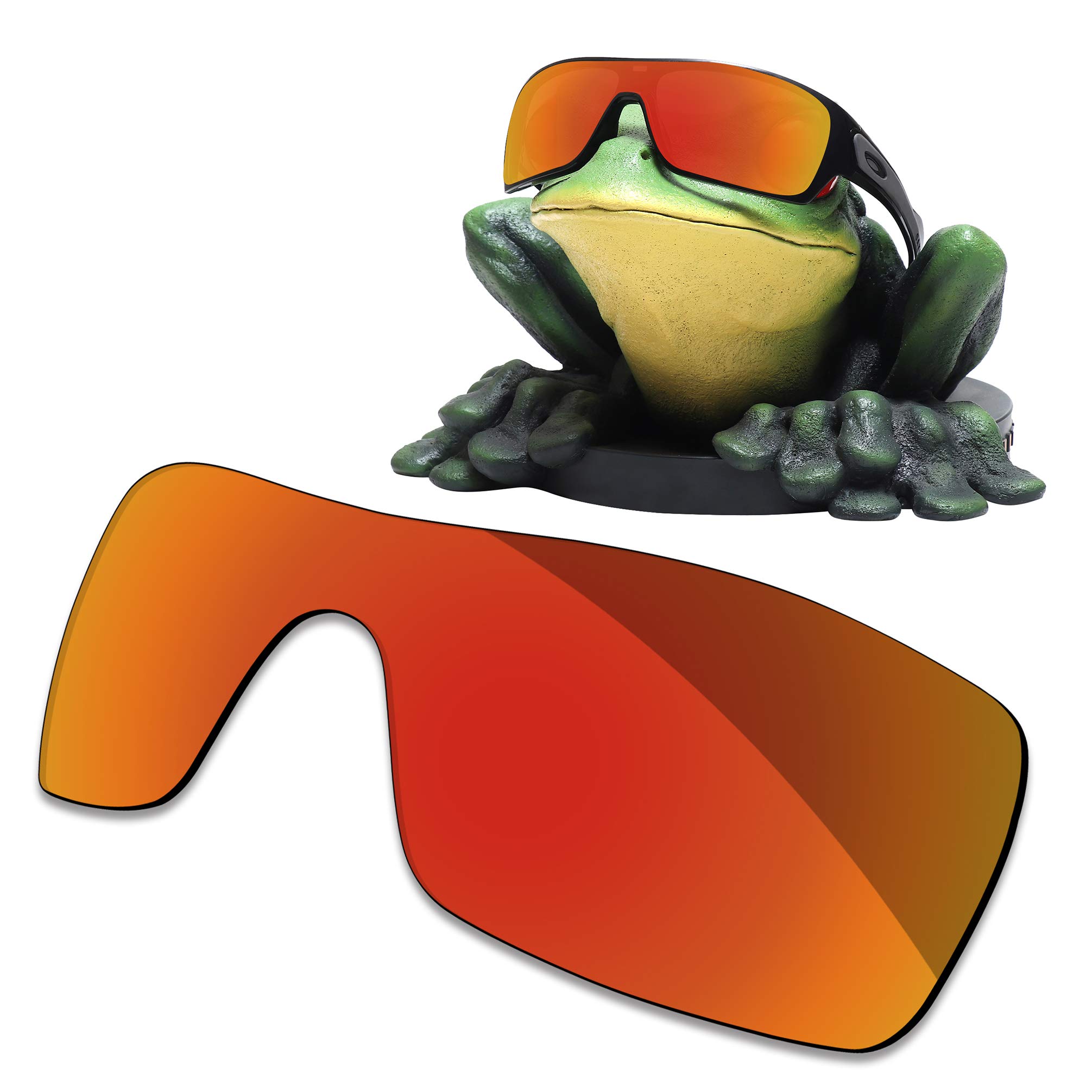 Acefrog Men's Jaffa Orange - Inar Coated Polarized 1.4Mm Thick 1.4Mm Thick Ar Coated Polarized Replacet Lenses For Oakley Turbine Rotor Oo9307 Sunglasses - Jaffa Orange