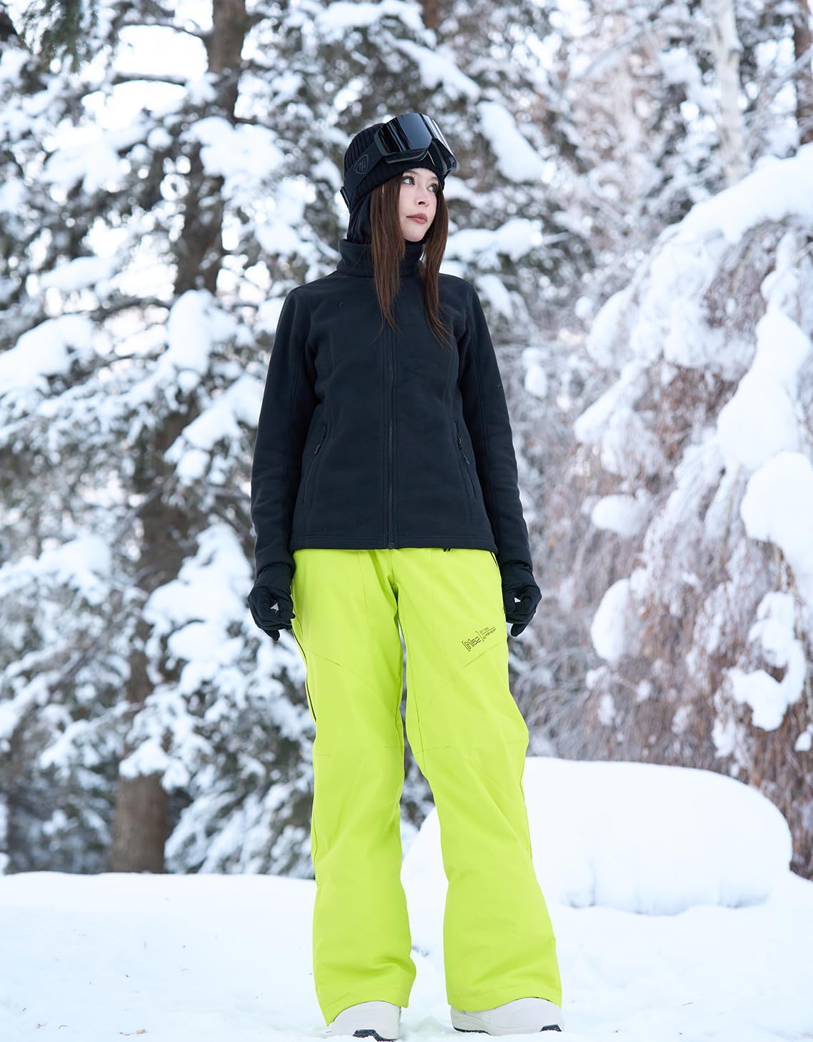 Ski Pants Snow Snowboard Pants Waterproof Insulated Baggy Windproof Hiking Winter Warm for Men Women