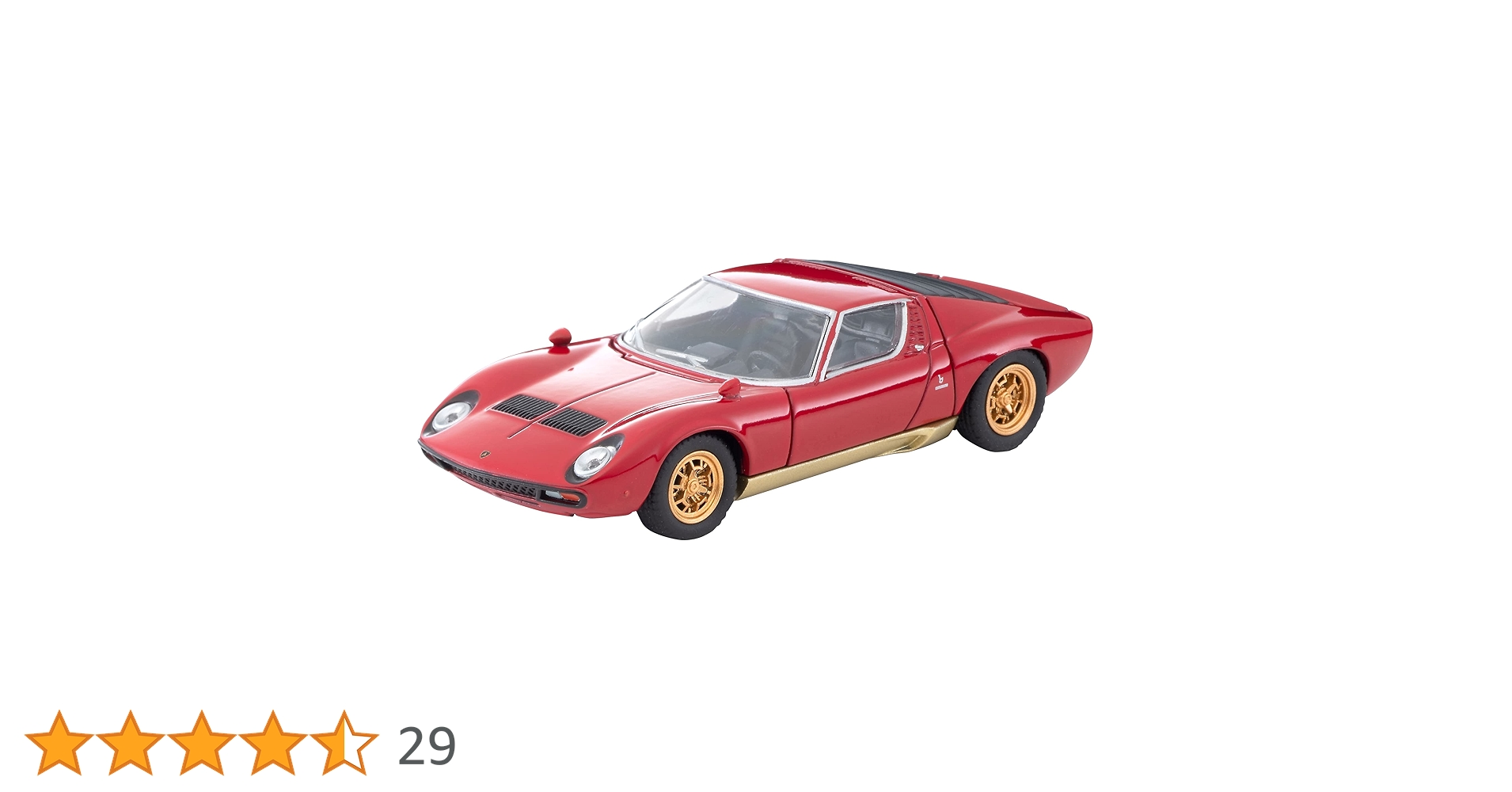 トミカ ランボルギーニ ミウラSV 輸出 LV ランボルギーニ ミウラ S（金） / LV Lamborghini Miura S