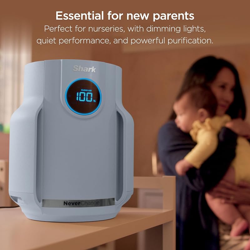 Shark NeverChange Compact Pro Air Purifier, HP071BRN, Winter Fog image 4