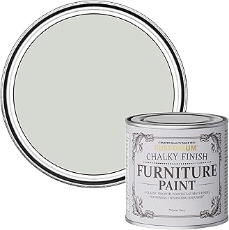 Rust-Oleum AMZ0040 Chalky Furniture Paint Winter Grey 125 ml
