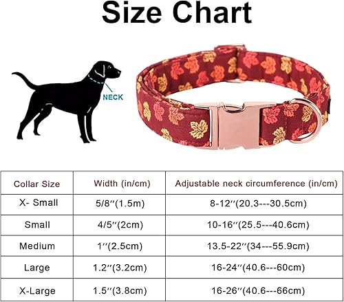 Miniatura 6 de Maca Bates - Collar de perro de otoño con pajarita para perros, corbatín de marinero ajustable, lindos accesorios de regalo de otoño para cachorros
