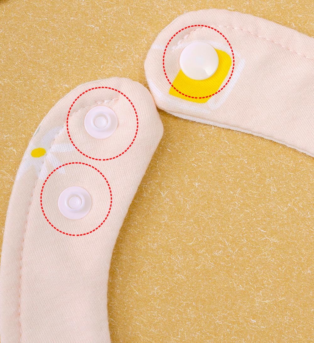 Bavoirs Bébé Imperméables Coton Doux Absorbant 0-36 Mois Naissance