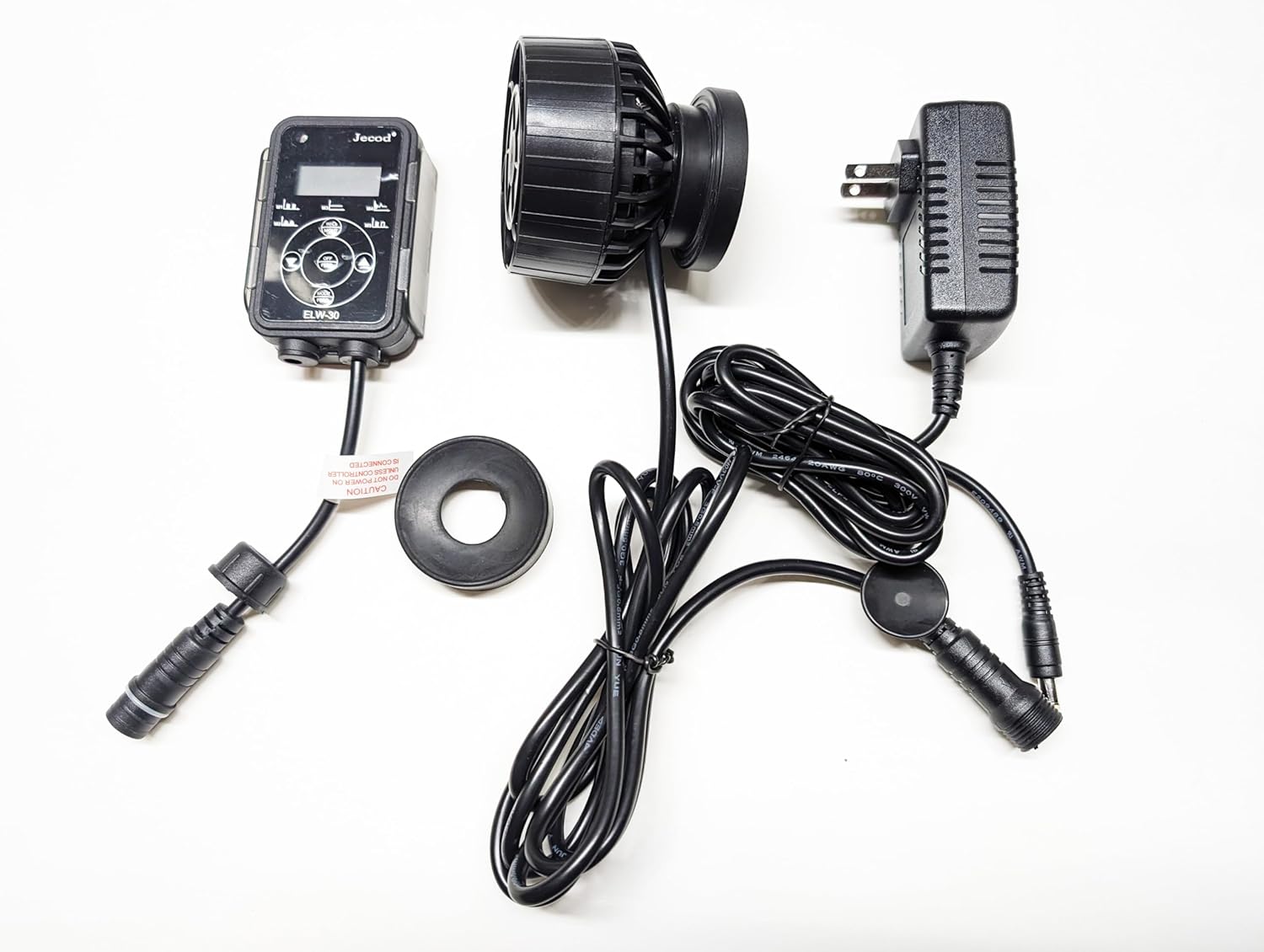 Jebao Jecob ELW-30 DC Wave Maker Pump with Controller, 3434 GPH / 13000 LPH, Ultra Quiet, Energy Saving, Circulation Pump, Master and Slave Group use, Magnetic Base, No App Control Trouble Free.
