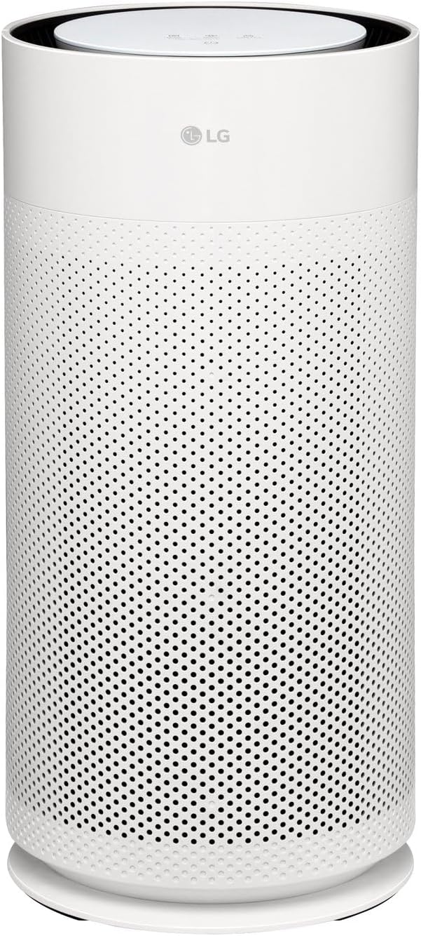 LG PuriCare™ AeroHit Smart Air Purifier for Large Rooms Up to 1000 Sq Ft, True HEPA Filter with 360° Airflow, PM 1.0 Sensor & LED Air Quality Monitor, Ultra-Quiet Wi-Fi Air Cleaner with LG ThinQ