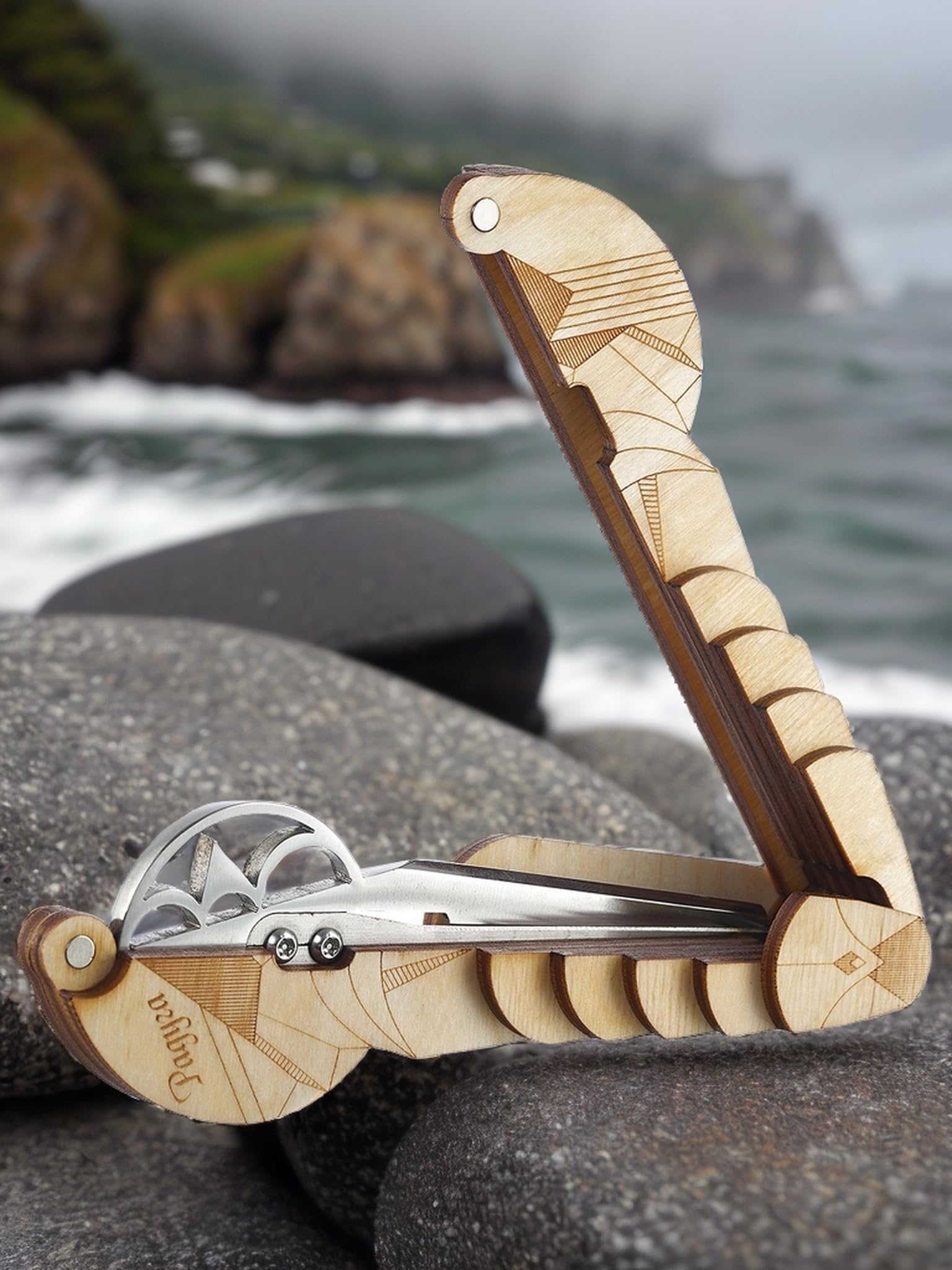 ShamanicshopHarp by D.Glazyrin/Rainbow (in case) - Professional mouth musical instrument (jaw harp) Beautiful sound Excellent quality Original maultrommel 's Harp (jaw harp,dan moi)