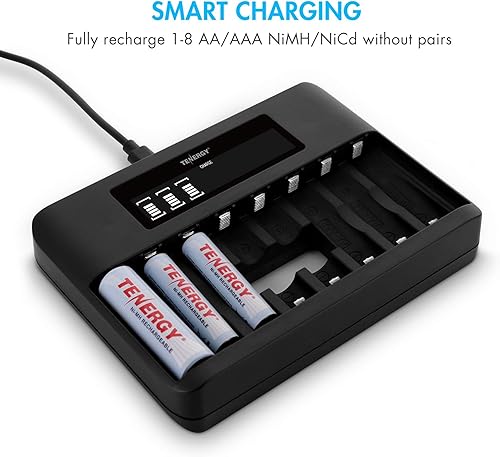 Miniatura 7 de Tenergy Paquete de 24 baterías NiMH AA y AA de 1.2 V y AAA, 12 pilas AA y 12 pilas AAA, ideales para electrónica doméstica diaria