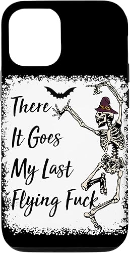 Miniatura 4 de Funda divertida de esqueleto de Halloween para iPhone 11 Pro Max There It Goes My Last Flying Fuck