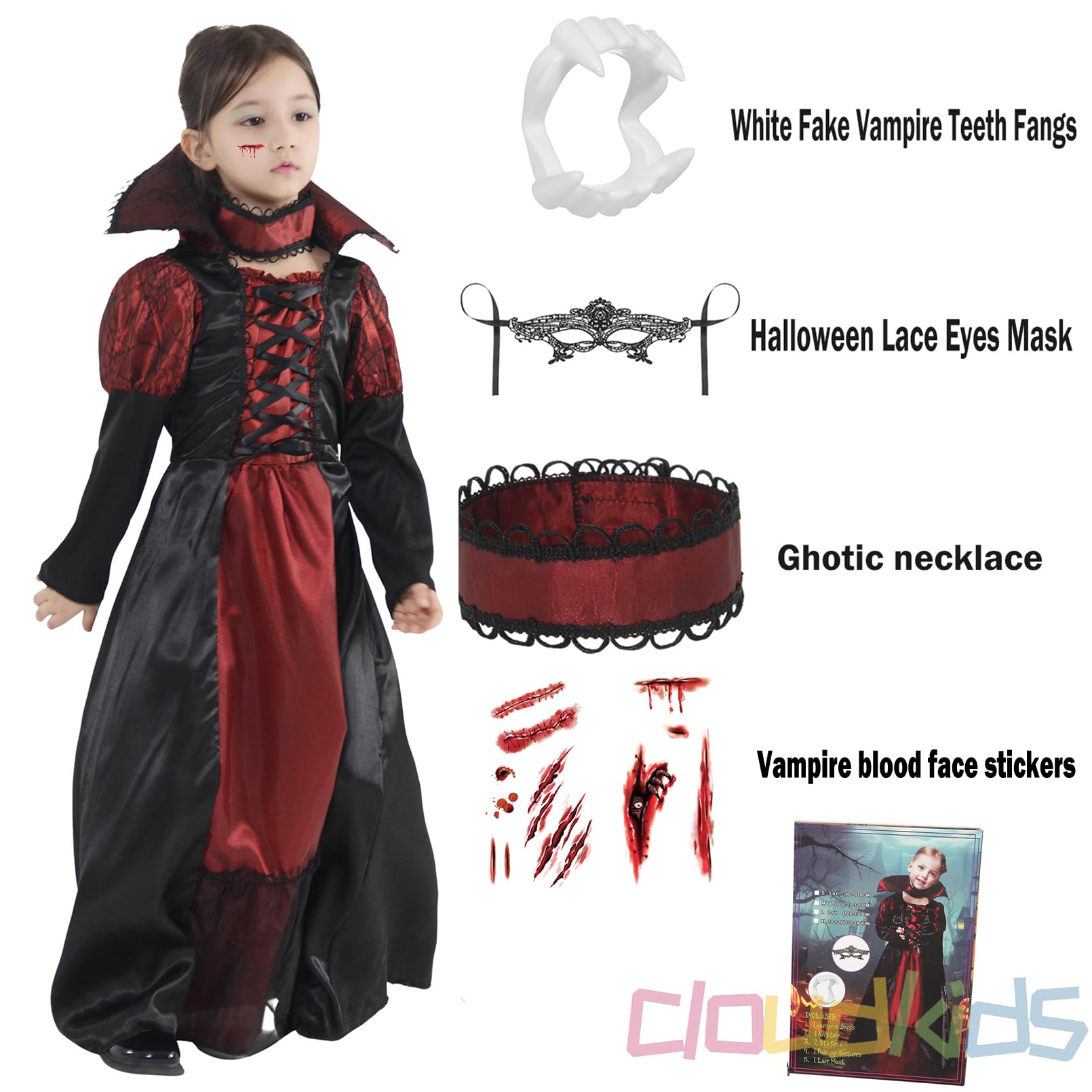 open lace back dress Vampire Princess SP Dress + Corset Tulle Lace Skirt – Belchic main image 1