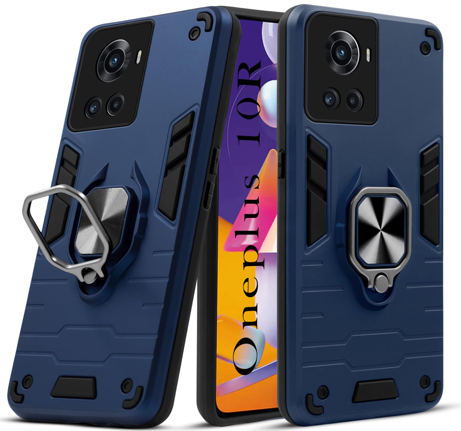 Jkobi Back Cover Case for OnePlus 10R (Shockproof Polycarbonate Dual Layer Hybrid Armor |Robust Blue) (B0C967LH6G) Amazon Price History, Amazon Price Tracker