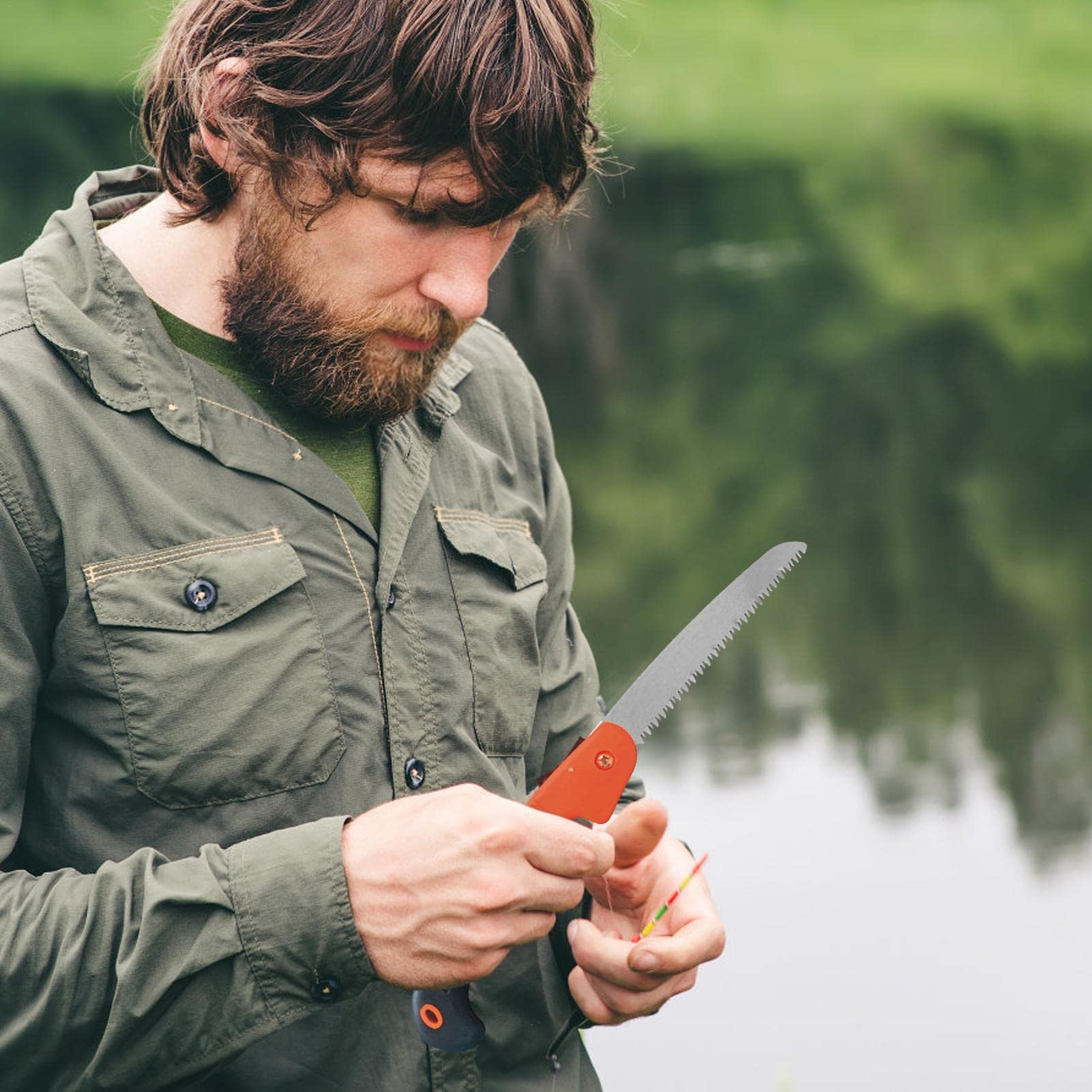 5 scies d'élagage de jardin, scie à élagage pliable pour le jardinage, le camping, la randonnée | Scie à queue d' de camping pour le bois, la chasse, le camping Zcsxk